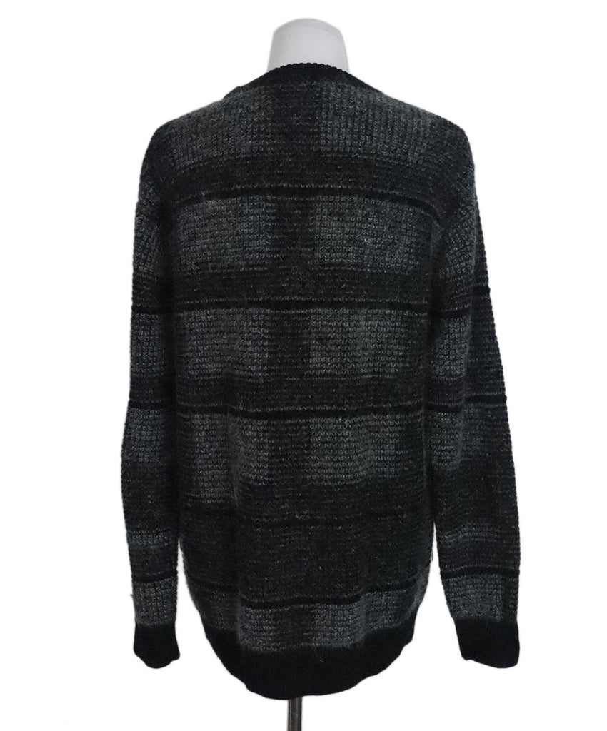 Public School Grey & Black Mohair Sweater 2
