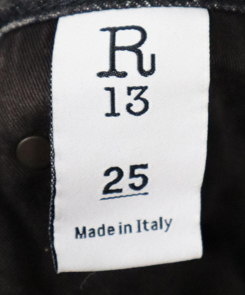 R13 Black Distressed Jeans sz 4 - Michael's Consignment NYC