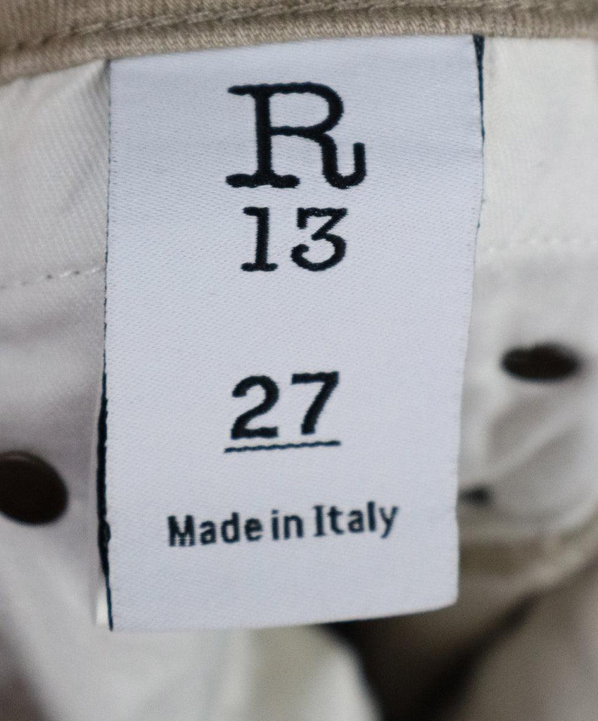 R13 Tan Distressed Jeans sz 4 - Michael's Consignment NYC