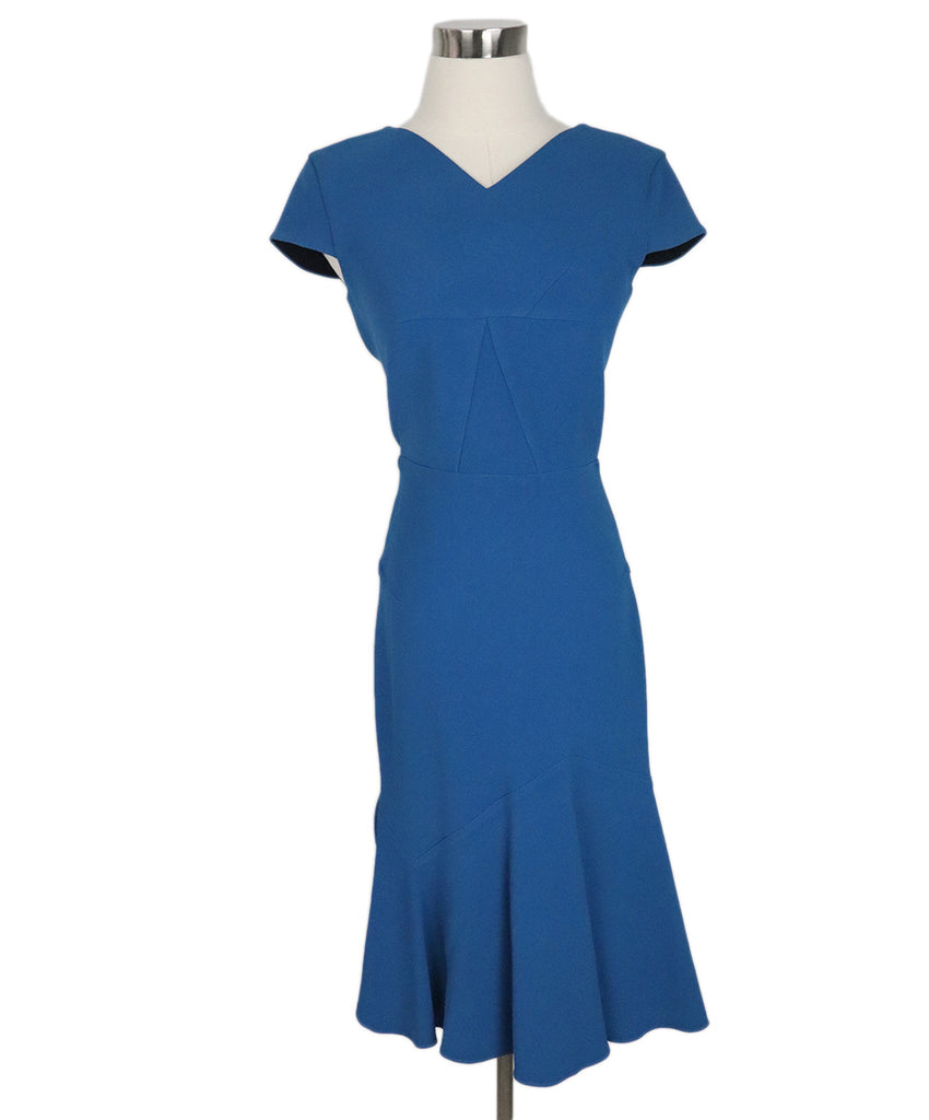 Rm Blue Wool Dress 