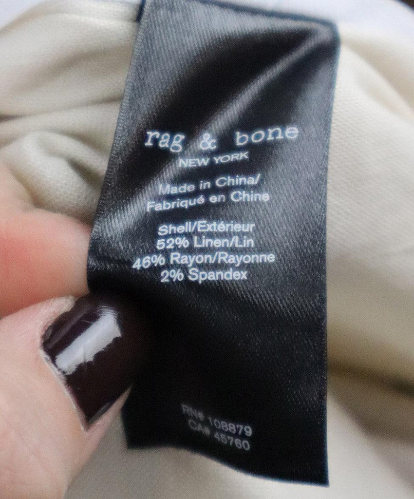 Rag & Bone Ivory Linen Margot Blazer 4