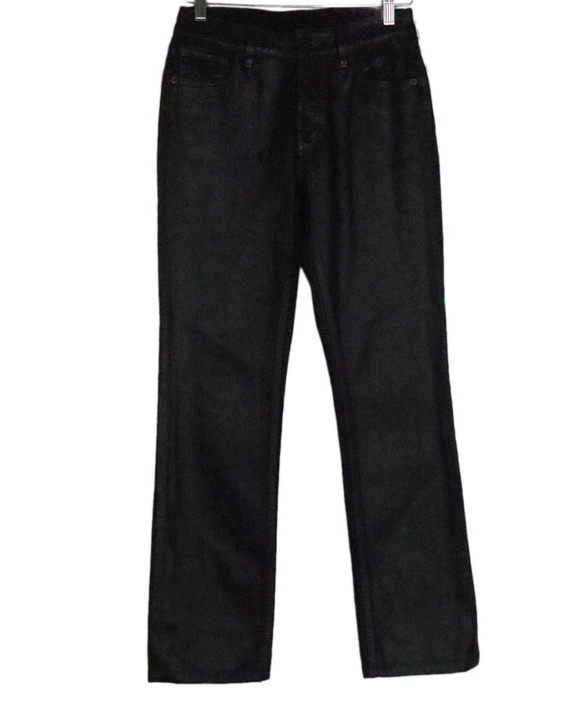 Ralph Lauren Metallic Black Jeans 