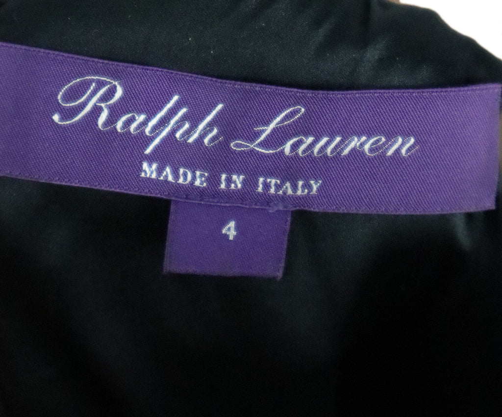 Ralph Lauren Metallic Black Plaid Dress 3