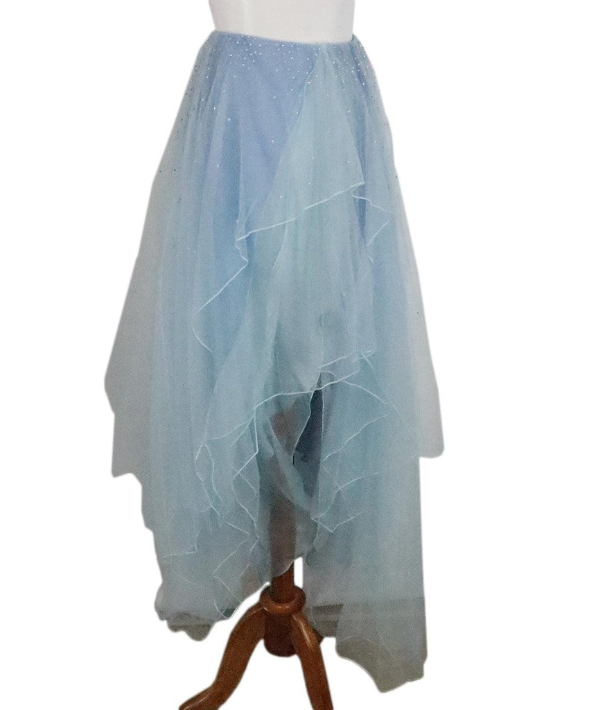 Ralph Lauren Blue Tulle & Crystal Skirt - Michael's Consignment NYC