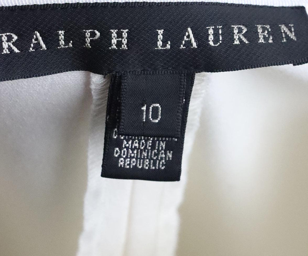 Ralph Lauren Cream Wool Pants sz 10 - Michael's Consignment NYC