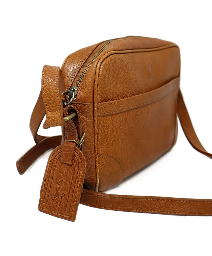 Ralph Lauren Brown Leather Crossbody - Michael's Consignment NYC