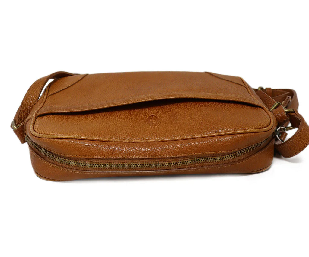 Ralph Lauren Brown Leather Crossbody - Michael's Consignment NYC