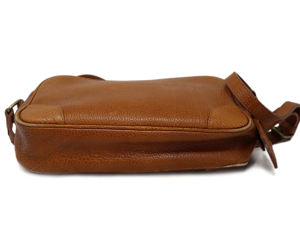 Ralph Lauren Brown Leather Crossbody - Michael's Consignment NYC