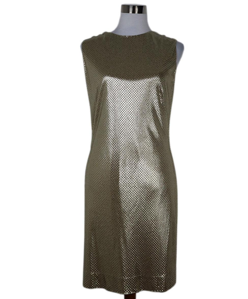 Ralph Lauren Gold Embellished Evening Dress sz 6 - Michael's Consignment NYC