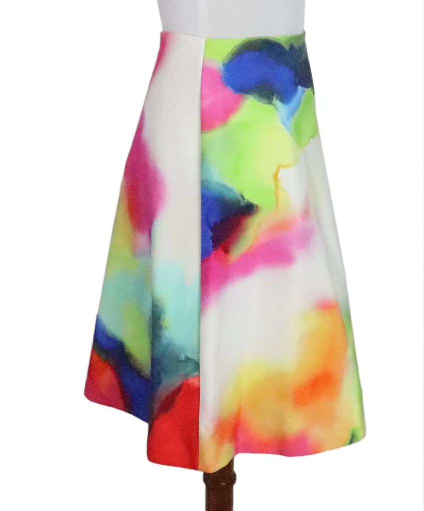 Ralph Lauren Rainbow Watercolor Skirt sz 0 - Michael's Consignment NYC