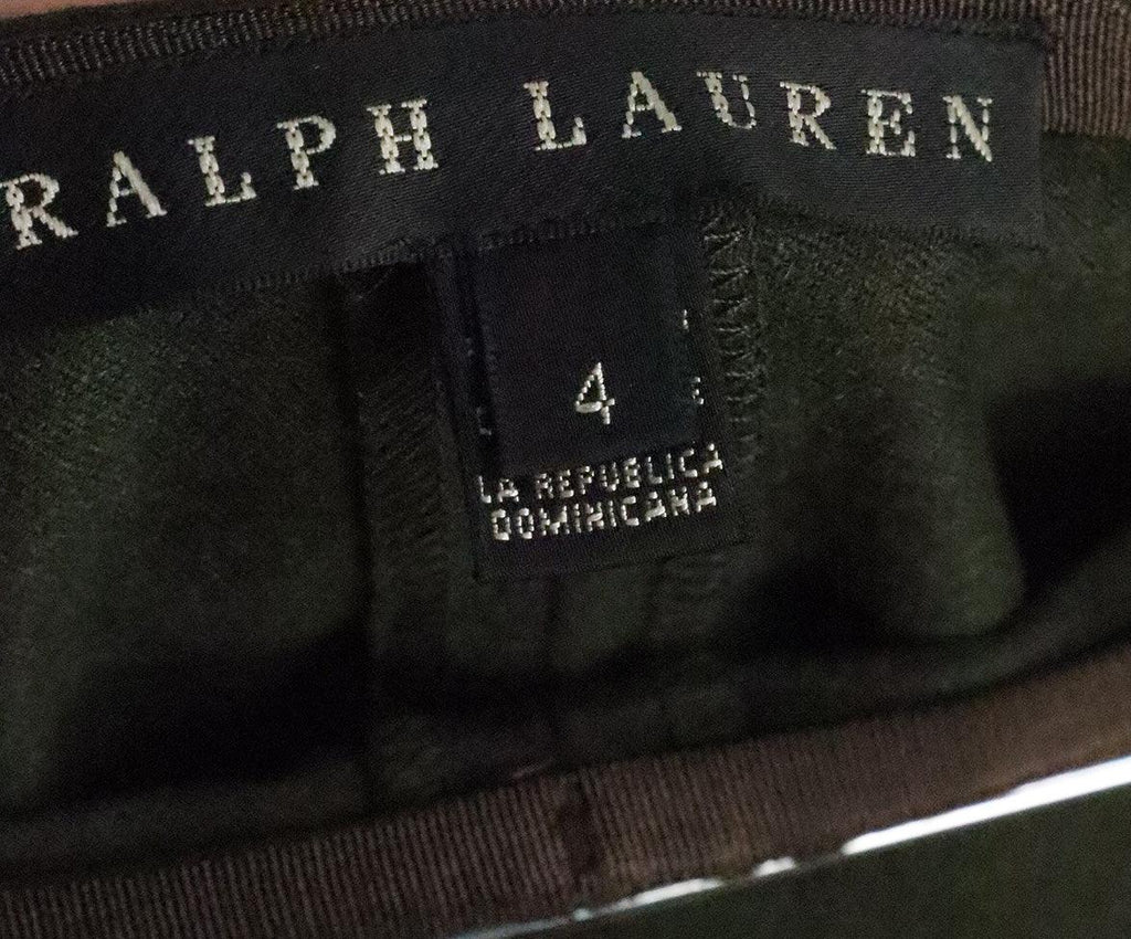 Ralph Lauren Olive Green Wool Pants sz 4 - Michael's Consignment NYC