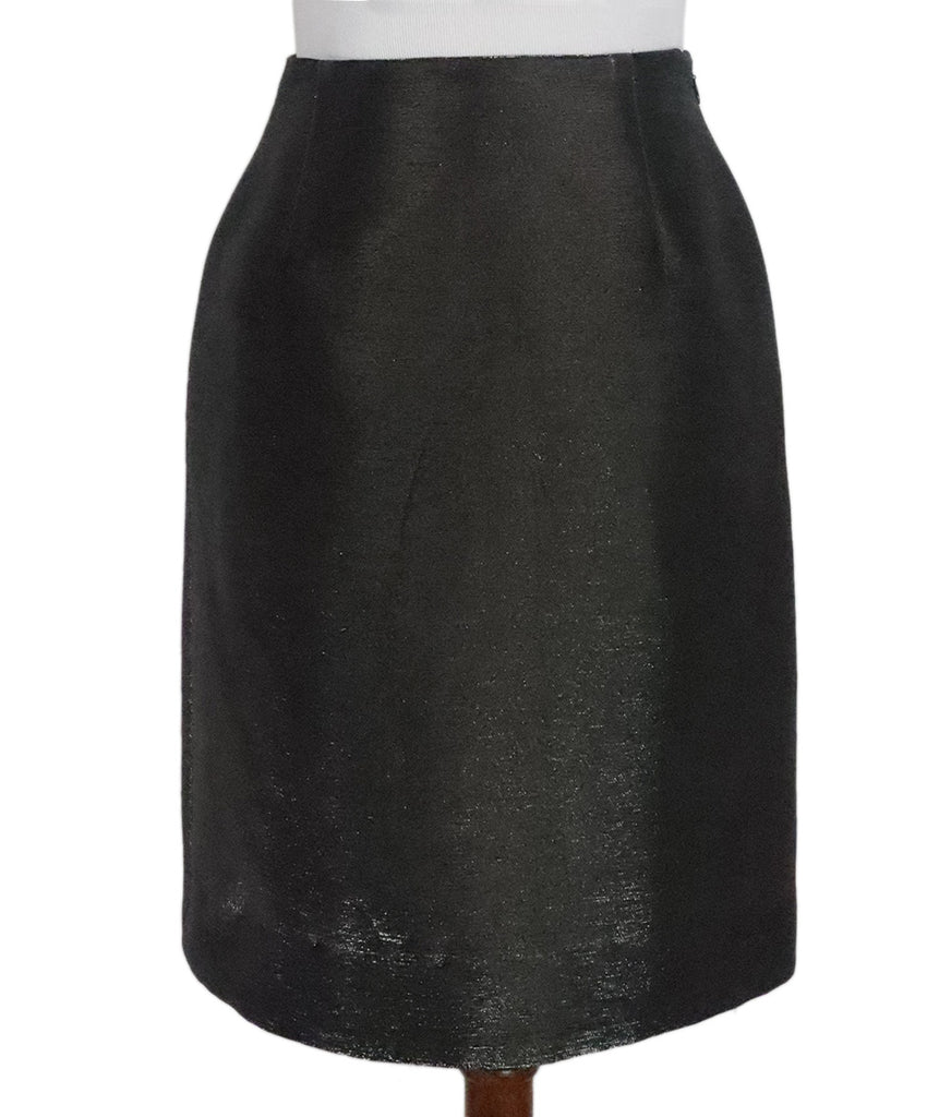 Ralph Lauren Metallic Pewter Skirt 