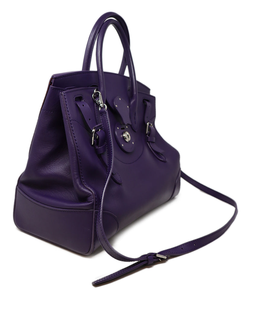 Ralph Lauren Purple Leather Ricky Bag 1
