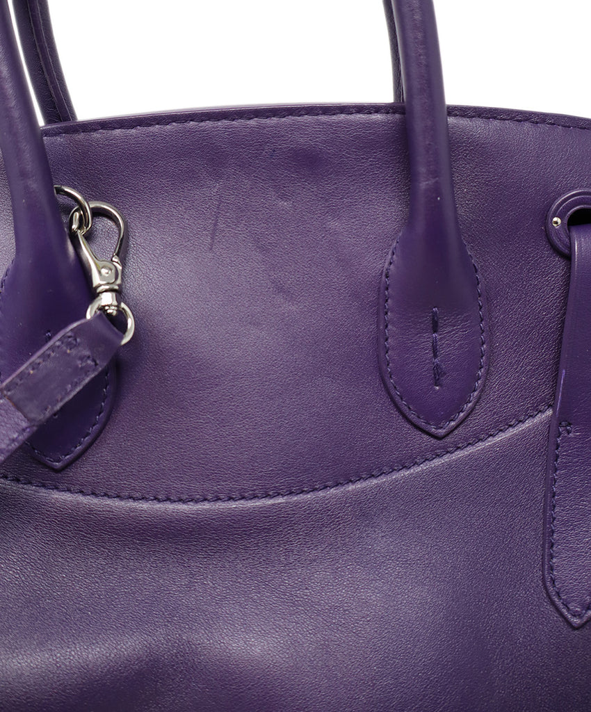 Ralph Lauren Purple Leather Ricky Bag 8