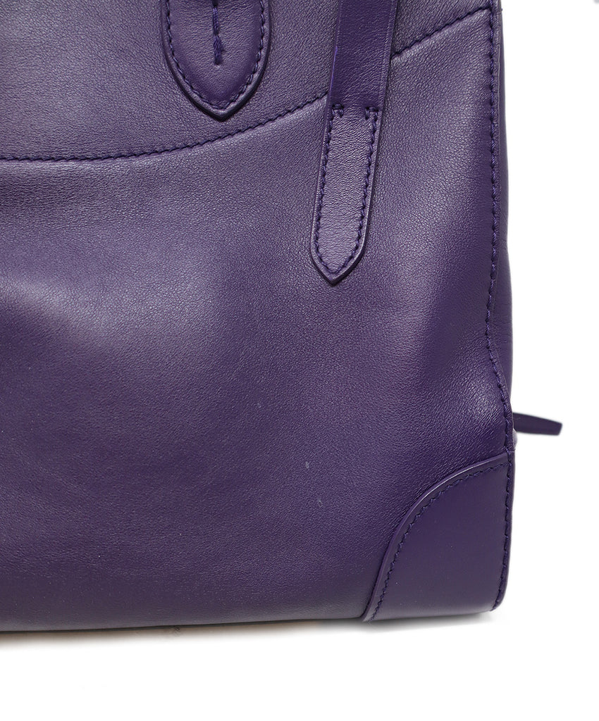 Ralph Lauren Purple Leather Ricky Bag 6