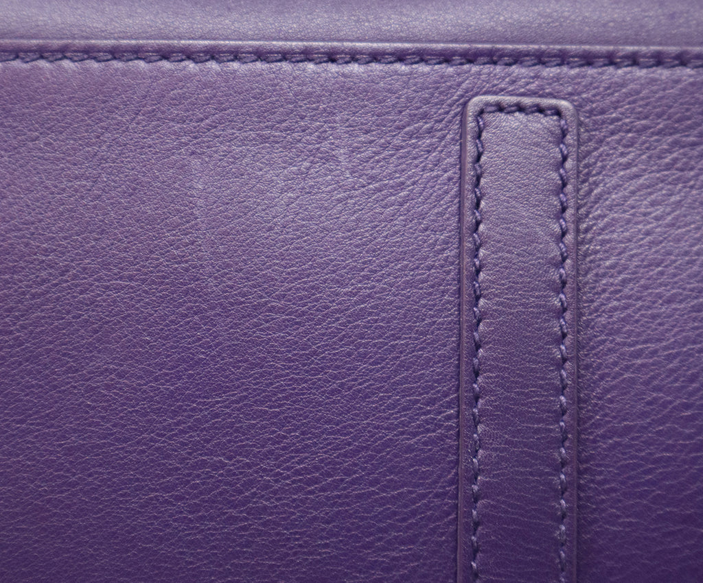 Ralph Lauren Purple Leather Ricky Bag 7