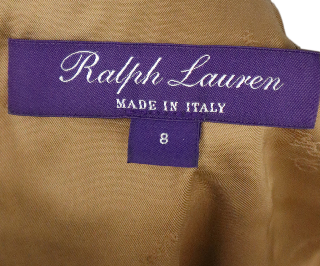 Ralph Lauren Tan Suede Sleeveless Dress 3