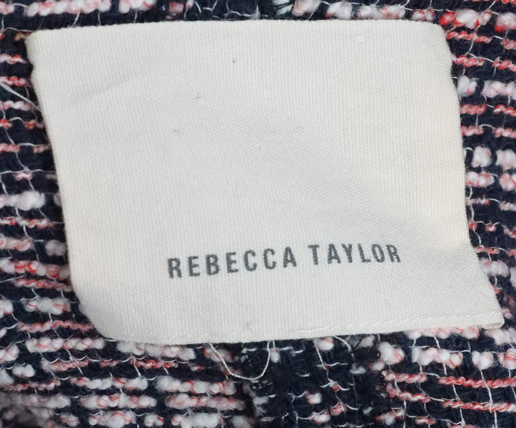 Rebecca Taylor Navy & Pink Cotton Jacket 3