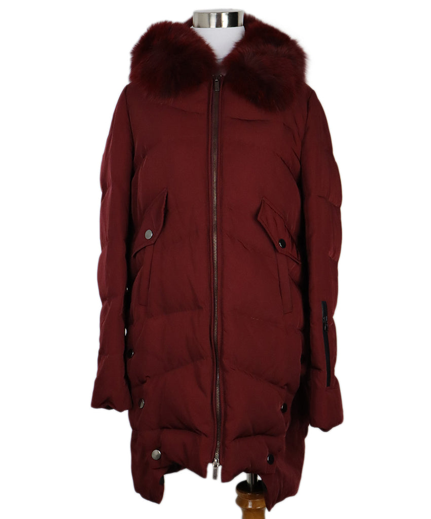 Red Quilted Coat 
