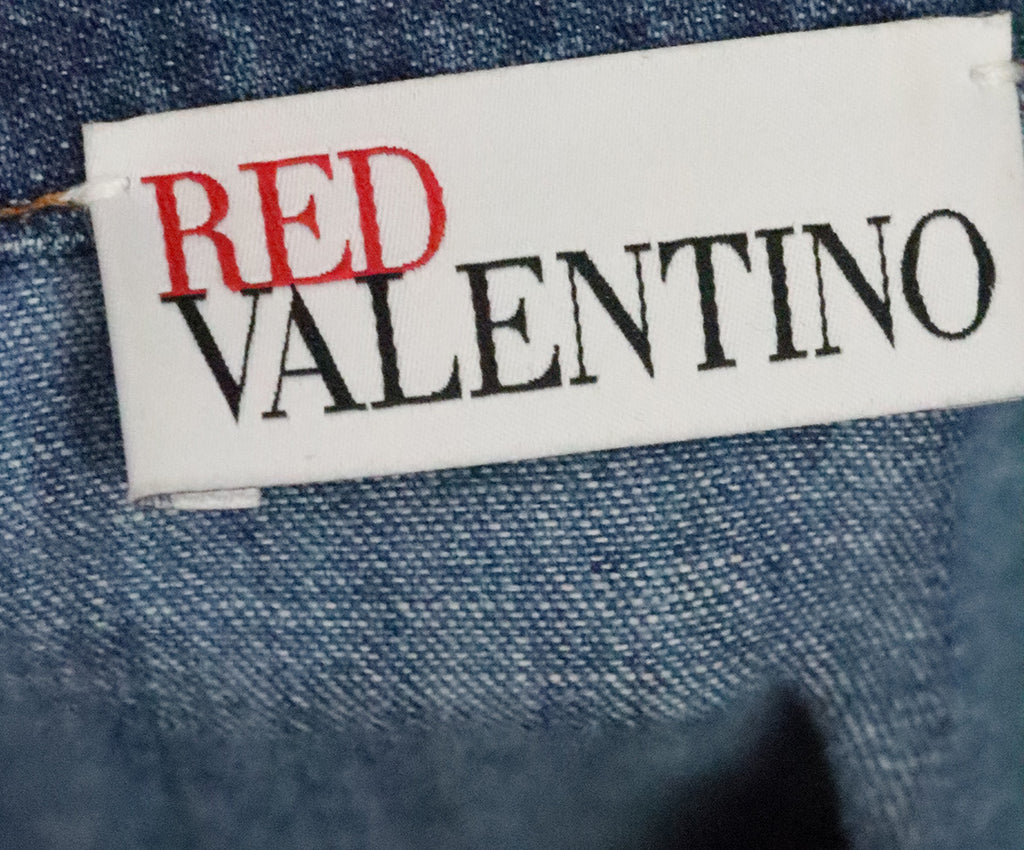 Red Valentino Denim Pleated Shirt 3