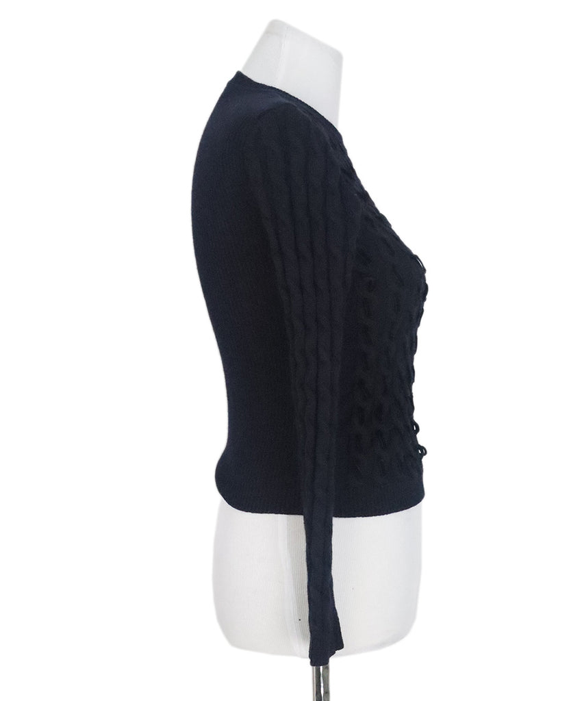 Red Valentino Navy Knit Sweater 1