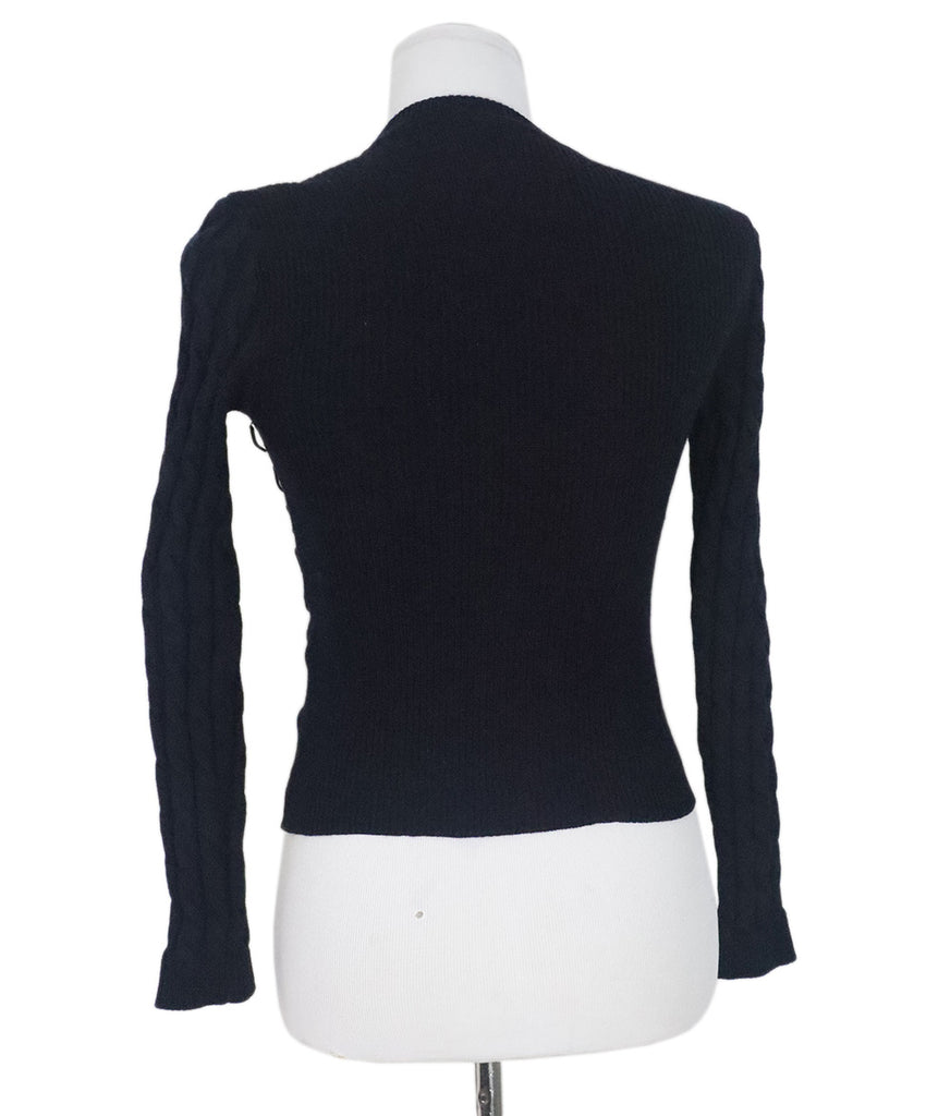 Red Valentino Navy Knit Sweater 2