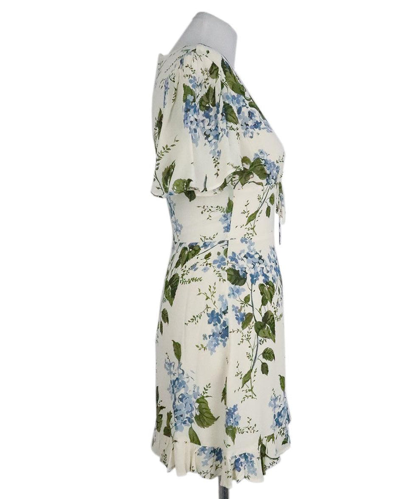 Reformation Ivory Floral Print Dress sz 4 - Michael's Consignment NYC