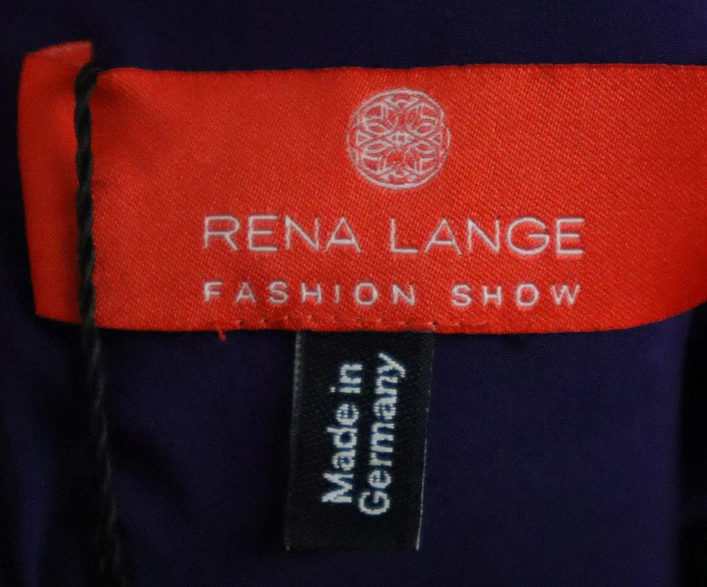 Rena Lange Purple & Black Beaded Dress sz 12 - Michael's Consignment NYC