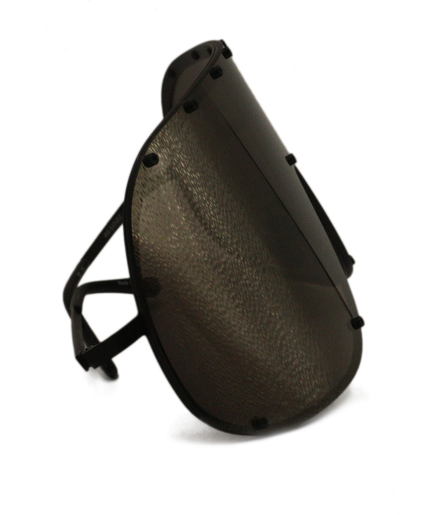 Rick Owens Brown Plastic Shield Sunglasses - Michael's Consignment NYC
