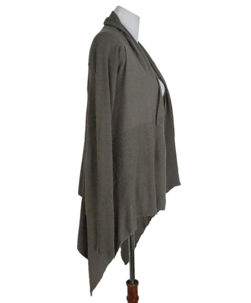 Rick Owens Brown Taupe Wool Cardigan sz 4 - Michael's Consignment NYC
