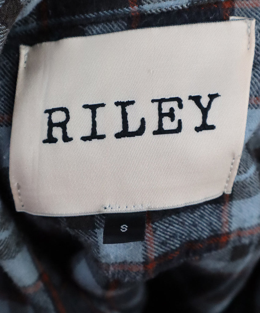 Riley Blue & Red Plaid Flannel Shirt 3