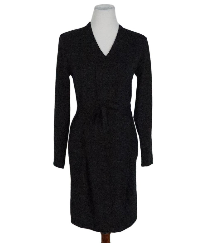 Rivamonti Charcoal Wool Dress sz 4 - Michael's Consignment NYC