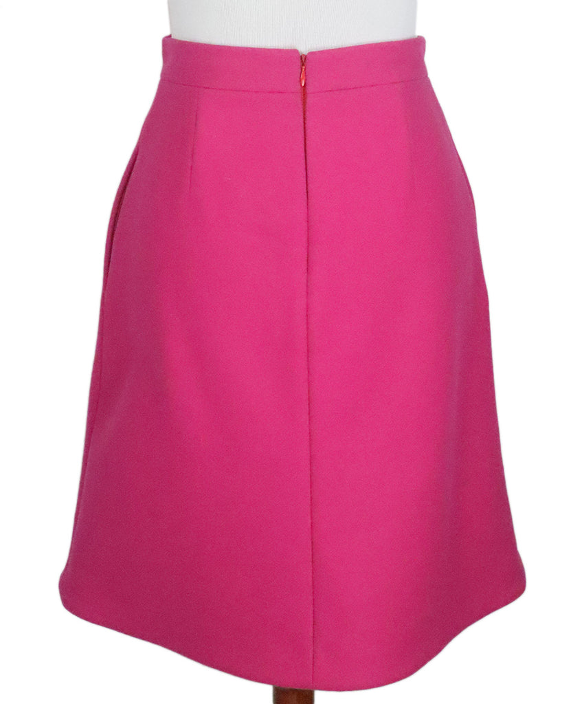 Rochas Pink Wool Skirt 2