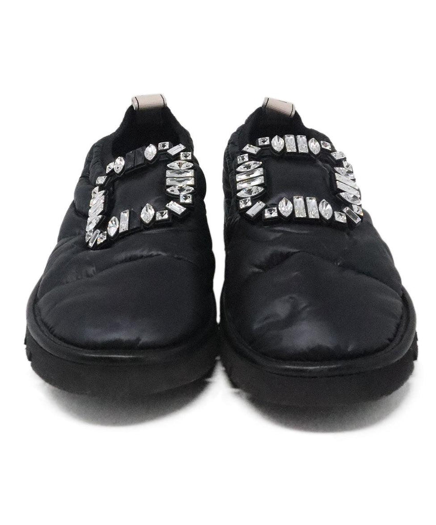 Roger Vivier Black Puffy Sneakers sz 8 - Michael's Consignment NYC