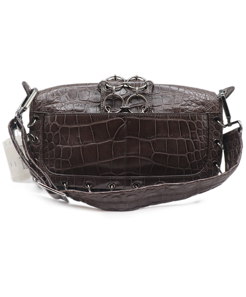 Roger Vivier Crocodile Shoulder Bag 2