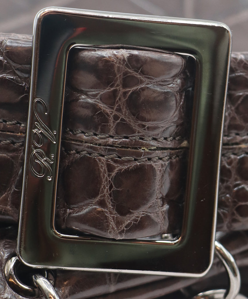 Roger Vivier Crocodile Shoulder Bag 10