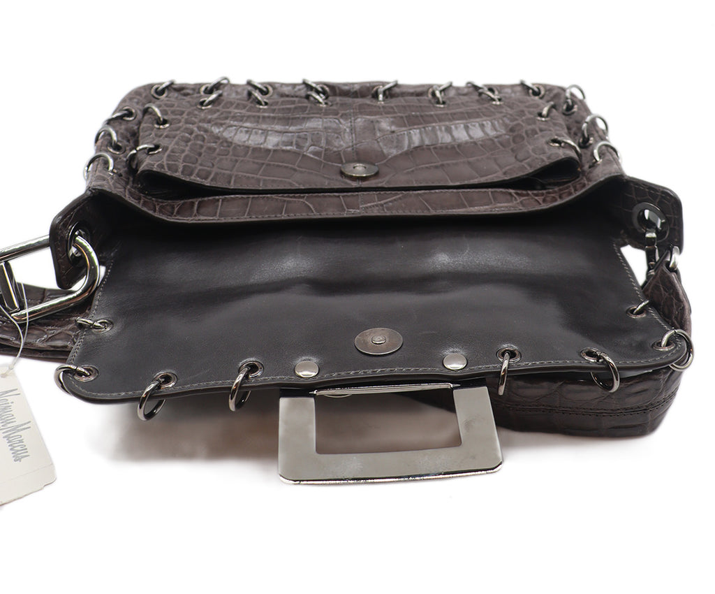 Roger Vivier Crocodile Shoulder Bag 5