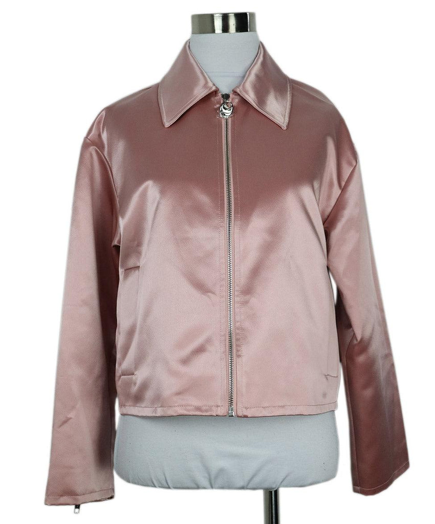 STAUD Metallic Pink Jacket 