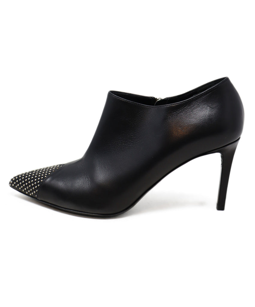 Saint Laurent Black Leather Studded Heels sz 10 - Michael's Consignment NYC