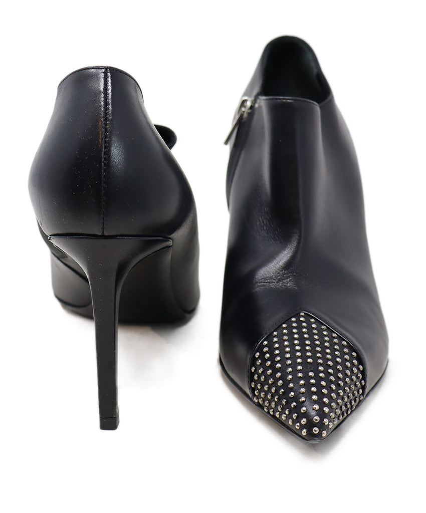 Saint Laurent Black Leather Studded Heels sz 10 - Michael's Consignment NYC