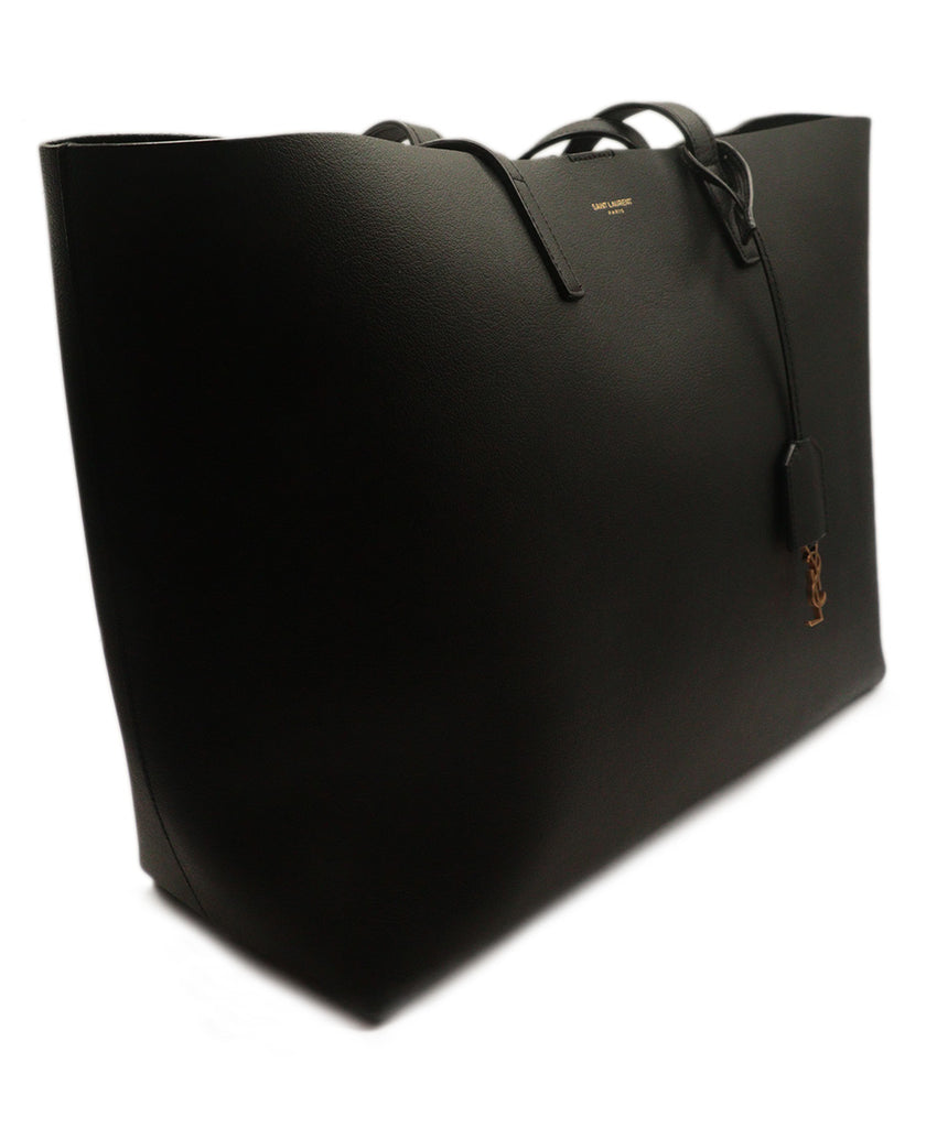 Saint Laurent Black Leather Tote - Michael's Consignment NYC