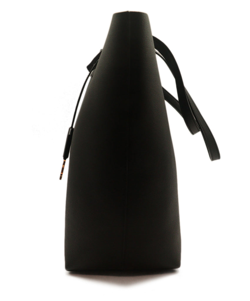 Saint Laurent Black Leather Tote - Michael's Consignment NYC