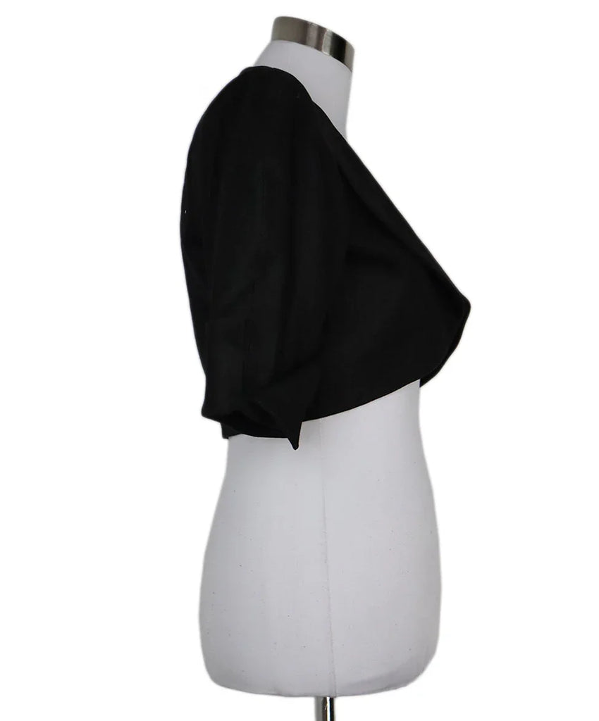 Saint Laurent Vintage Black Cropped Jacket sz 8 - Michael's Consignment NYC