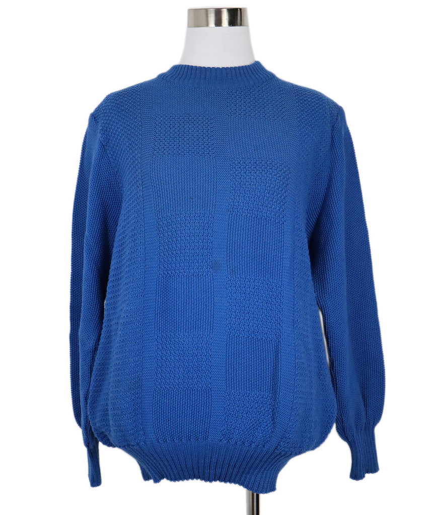 Saint Laurent Vintage Blue Wool Sweater 