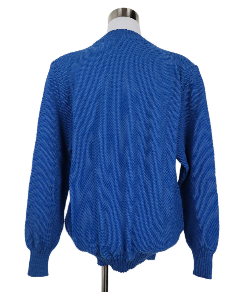 Saint Laurent Vintage Blue Wool Sweater 2