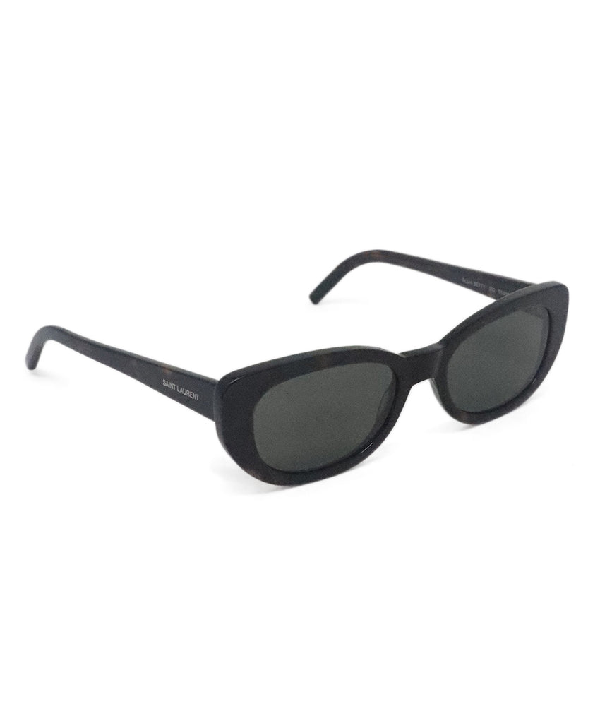 Saint Laurent Brown Plastic Sunglasses 