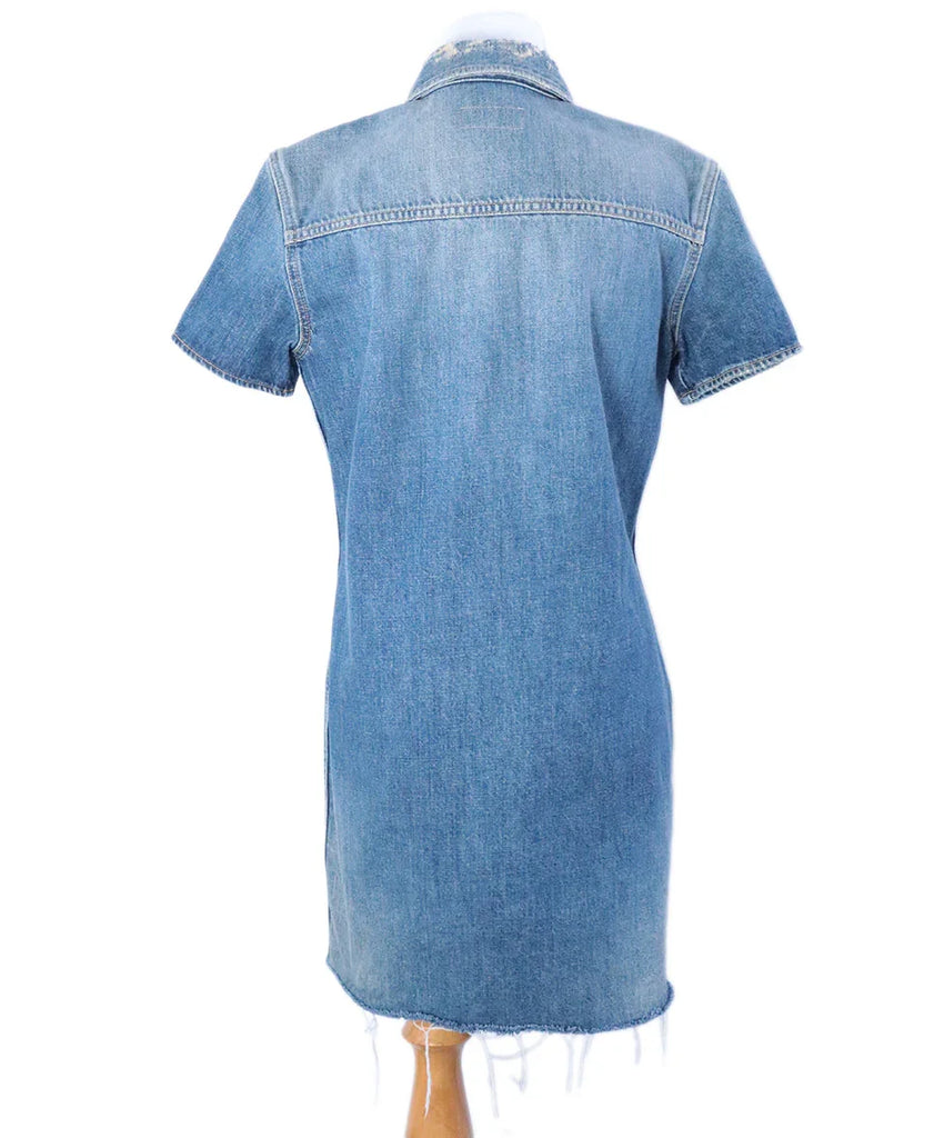 Saint Laurent Blue Denim Dress sz 6 Saint Laurent Blue Denim Dress sz 6