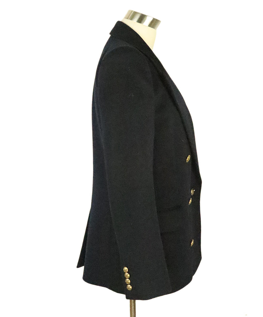 Saint Laurent Navy Wool Jacket 1