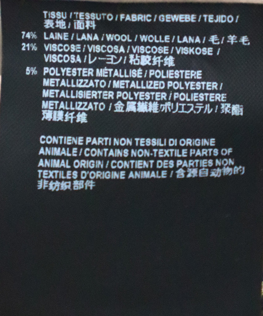 Saint Laurent Navy & Gold Striped Wool Sweater 4