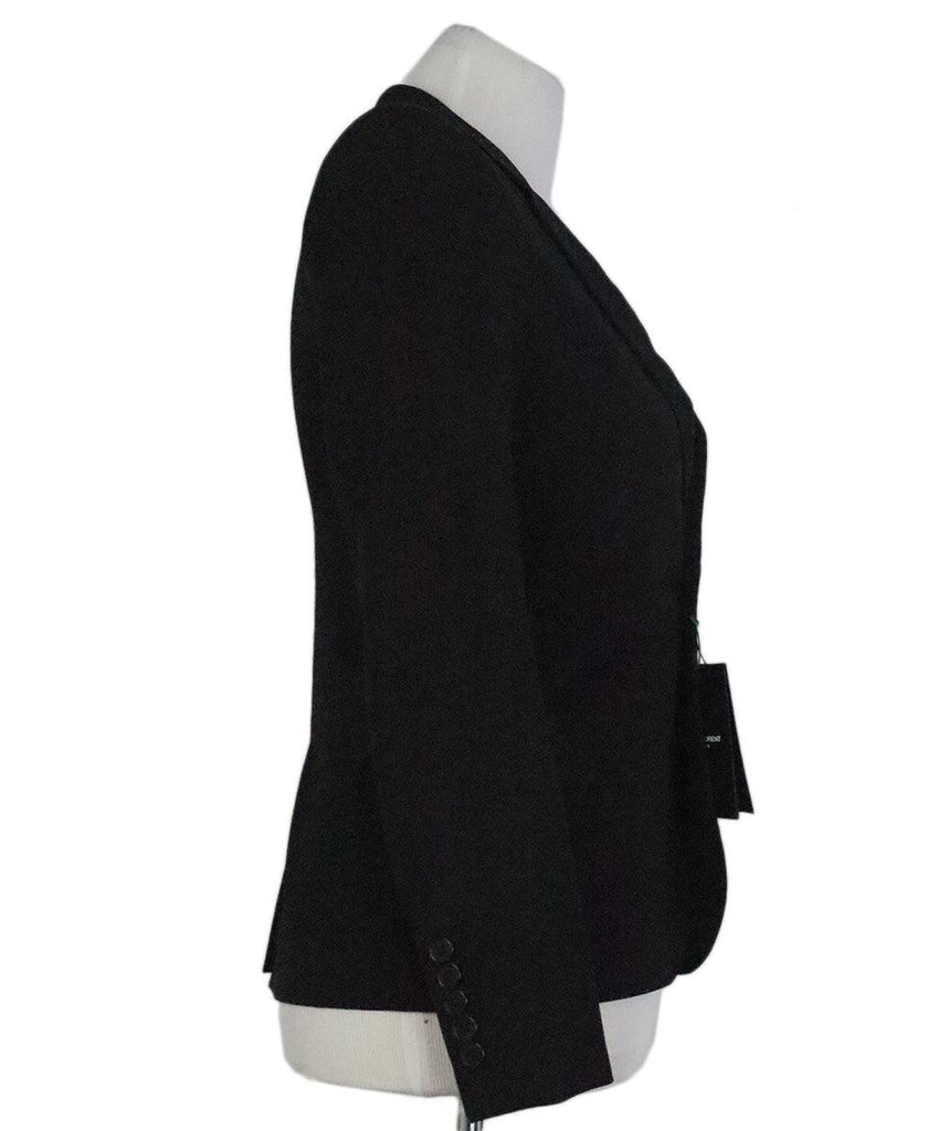 Saint Laurent Black Wool Jacket sz 2 - Michael's Consignment NYC